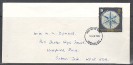 United Kingdom Of Great Britain.  FDC Sc. 1285.  Snowflake X 10. Royal Microscopical Society.  FDC Cancellation - 1981-1990 Decimal Issues