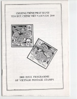 Viet Nam Catalogue Des Timbres Vietnamiens émis En 2000 TB Année Du DRAGON - Vietnam