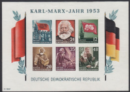 GERMANY DDR Block 8,unused,hinged (*) - 1950-1970