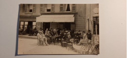 69 LE BOIS D'OINGT "Carte Photo" Harmonie L'Union Musicale De Villefranche Sur Saône Au Café De La Place Au Bois D'Oingt - Le Bois D'Oingt