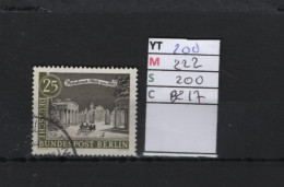 P. FIXE Obl  200 YT 222 MIC 200 SCO  B217 GIB  Place De Potsdam Vieux Berlin 1962 75/01 - Gebruikt