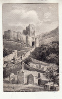 CQ95. Vintage Postcard. Scarborough Castle And Anne Bronte's Grave. - Scarborough