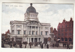 CQ17. Vintage Postcard. New City Hall, Hull. Yorkshire - Hull