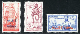 REF 086 > WALLIS Et FUTUNA < N° 87 * * 88 * * 89 * * < Neuf Luxe Voir Dos - MNH * * < Défense De L'Empire < Cote 12 € - 1941 Défense De L'Empire