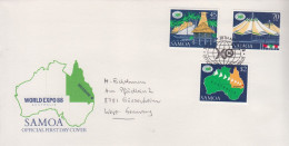 Samoa Set On Used FDC - Sonstige & Ohne Zuordnung