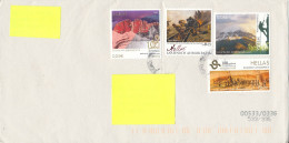 Greece Cover Sent To Denmark 28-4-2014 ?? With More Topic Stamps - Covers & Documents