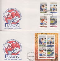 Samoa Set And SS On FDCs - Summer 1988: Seoul