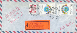 Chile Air Mail Cover Sent To Denmark 30-9-1985 - Cile