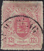 Luxembourg - Luxemburg - Timbre   Armoiries   1865    12,5C.   °    Michel 18     VC. 12,- - 1859-1880 Armarios