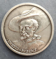 France Silver - Medal -Unesco Pierre Paul Rubens 1977 - Collections