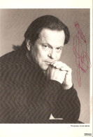 PHOTO GF 1 - CINEMA - PHOTO DEDICACEE DE L'ACTEUR ET REALISATEUR BRITANNIQUE TERRY GILLIAM MEMBRE DES MONTY PYTHON - Signed Photographs