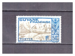 GUYANE    N °  120  .  50 C     OBLITERE   .  SUPERBE  . - Used Stamps