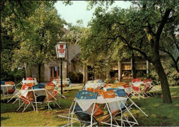 ! Moderne Ansichtskarte Mülheim Saarn, Gartenrestaurant Zur Jagdgrenze, Fährbaum 85 - Muelheim A. D. Ruhr