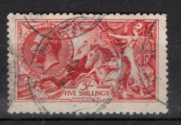 5 Shillings Ø    Y&T 154   With A Fold Avec Un Pli - Oblitérés