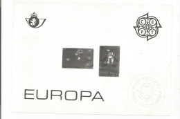 Europa 1989 (Jeux D'enfants)      Format Non-standard  :  192 X 134 Mm     !!!! - Schwarz-weiß Kleinbögen [ZN & GC]