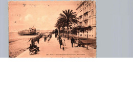 Nice, Quai Des Etats-Unis Et Palais De La Jetée, 12 Janvier 1929, Flamme Postale, Timbre 25c - Markten, Pleinen