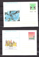 Italia  -  1990/93. 5 Cartoline Postali Italiane:  Temi Diversi. Perfette, Nuove - Interi Postali