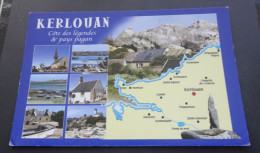 Bretagne, Kerlouan - Côte Des Légendes & Pays Pagan - Editions Claude Pastor, Ploemeur - Maps