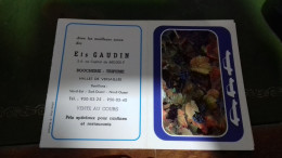 234 / CALENDRIER 1978 ETS GAUDIN BOUCHERIE TRIPERIE HALLES DE VERSAILLES - Kleinformat : 1971-80