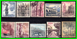 ESPAÑA SELLOS AÑO 1965 - SERIE TURISTICA - SERIE - - Used Stamps