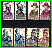 ESPAÑA SELLOS AÑO 1964 - FORJADORES DE AMERICA - SERIE - - Used Stamps