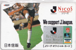 Japan Tamura 50u Old  110 - 154363  VISA Nicos Bank Football League Sponsor - Japón