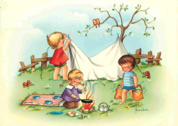 Enfants - Illustration - Dessin - Frankie - Camping - CPM - Carte Neuve - Voir Scans Recto-Verso - Dessins D'enfants