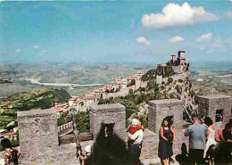 Saint Marin - Première Tour Et Détail Panoramique - CPM - Voir Scans Recto-Verso - Saint-Marin