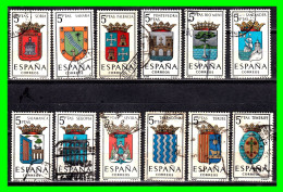 ESPAÑA SELLOS AÑO 1965 - ESCUDOS DE LAS CAPITALES DE PROVINCIAS ESPAÑOLAS SERIE - - Used Stamps