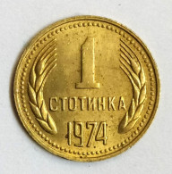 Bulgarie - 1 Stotinka 1974 - Bulgarie