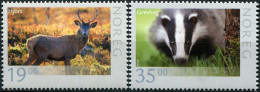 Norway 2014. Wildlife In Norway (MNH OG) Set Of 2 Stamps - Ungebraucht