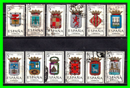 ESPAÑA SELLOS AÑO 1964 - ESCUDOS DE LAS CAPITALES DE PROVINCIAS ESPAÑOLAS SERIE - - Usati