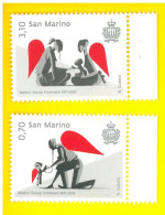 SAN MARINO 2021 50° Aniversary Medici Senza Frontiere - New Set 2 Val. - Neufs