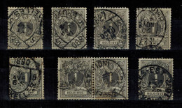 Lot 43/4 Belgique  N° 43° X 8 - Lots & Kiloware (mixtures) - Max. 999 Stamps