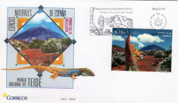Spain - 2010 - Teide National Park - FDC (first Day Cover) - FDC