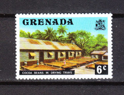 Grenada   -  1978. Preparazione Del Cacao. Cocoa Beans In Drying Trays  MNH - Factories & Industries