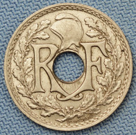 France • 25 Centimes  1917  ►souligné - Nickel ◄   SPL / AU60 • Rare En L'état • F#170/5 •  [24-517] - 25 Centimes