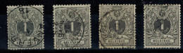 Lot 43/2 Belgique N° 43°  4x - Lots & Kiloware (mixtures) - Max. 999 Stamps