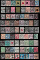 French Colonies Collection Year 1885/1920 MH/Used Stamps - Collezioni