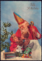 +++ CPSM - ST NICOLAS - Enfant - Child - Jouets - Poupée - Eléphant Babar - Toy  // - San Nicolás