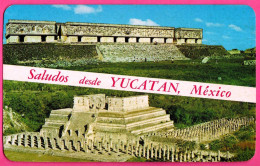 *CPM - MEXIQUE - YUCATAN - Palais Du Gouverneur à UXMAL - Temple Des Guerriers à CHICHEN ITZA - Mexique