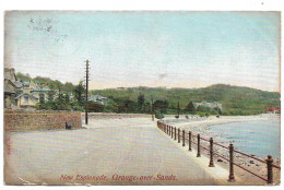 Postcard UK England Cumbria Grange-over-Sands The New Esplanade Published Hartmann Posted 1905 - Autres & Non Classés