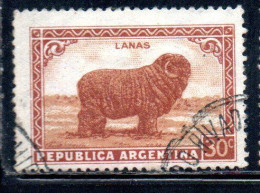 ARGENTINA 1935 1951 1936 MERINO SHEEP WHOOL 30c USED USADO OBLITERE' - Oblitérés