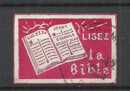 Vignette O 1955 Lisez La Bible Bible Church Glaube Religion - Cristianismo