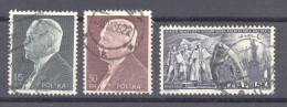 Pologne  :  Yv  397-99  (o) - Gebruikt