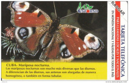 CUBA(Urmet) - Butterfly, Mariposa Nocturna, Tirage 75000, 01/03, Mint - Kuba