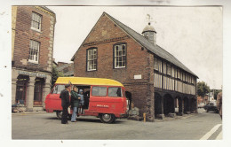 CR19. Postcard.  Llanidloes-Llangurig Postbus. Old Market Hall. Llanidloes. Powys - Poste & Postini