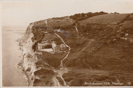 CR59. Vintage Postcard.  Ecclesbourne Cliff.  Coastguard Station. Hastings. Sussex - Hastings