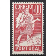 Portugal 1937 400. Todestag Von Gil Vicente 600 Postfrisch - Unused Stamps