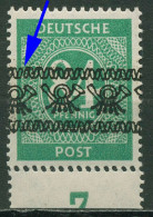 Bizone 1948 Bandaufdruck Mit Aufdruckfehler 68 Ia P UR AF PII Postfrisch - Mint